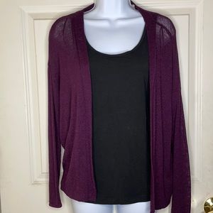 Purple thin sweater